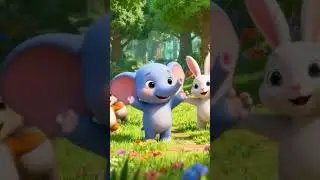 Jumpy the Tiny Elephant #shorts #kidssongs #elephant