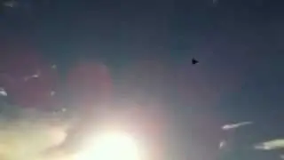 Sonic boom as Typhoon fighter jet breaks sound barrier