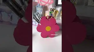 Flower pen box #diy #craft #shorts  #shortvideo
