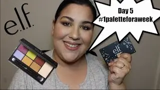 DAY 5 | 1 PALETTE FOR A WEEK! | ELFXJKISSA PALETTE!