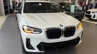 2022 BMW X3 M40i Alpine White with Mocha Vernasca lthr