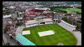 Stunning 4K Aerial Tour of Nottingham's Iconic Cricket Ground