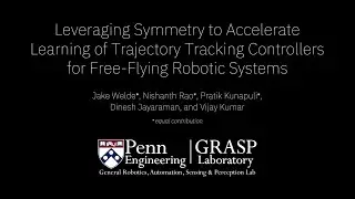 Leveraging Symmetry to Accelerate Learning of Trajectory Tracking Controllers for Robotic Systems