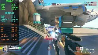 Overwatch 2 | 1080p low setting | 9800x3d 5425mhz + 6000 1:1 +7800xt