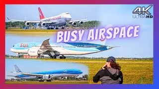 Runway Vibes - Busy Schiphol | Trackside Vibes Ep.9 #vlog #planespotting #planes #travel