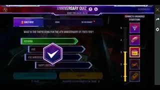 DAY 3 QUIZ ANSWER#FREEFIREQUIZ | 22/08/2021 #FREEFIRE 4TH ANNIVERSARY DAILY QUIZ