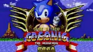 Sonic CD Beta 510 Title Screen Demo and Opening FMV