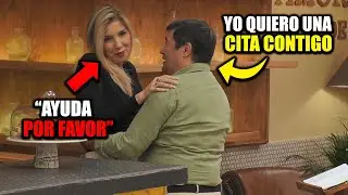 Un SOLTERO INTENTA LIGAR con la CAMARERA delante de SU CITA... 😱 First Dates