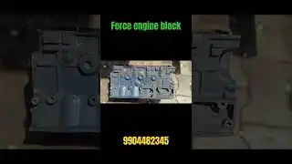 Force tempo traveller engine block taiyar Kiya cast iron welding.. बीड वेल्डिंग