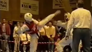 Old school Taekwondo - standing 8 count