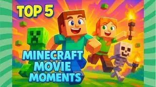 Top 5 Hilarious Minecraft Movie Moments! | AMZG Kids
