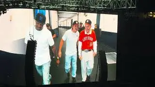 Morgan Wallen entrance with Andre Johnson and Mattress Mac