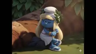 Smurfette 1987, 2025 Roman goddess Only in 3D.