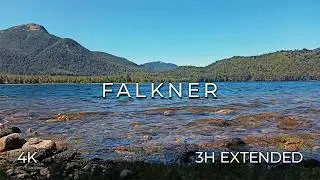 Pure Lake Sounds (3 Hours) &bull; Lake Falkner, Patagonia &bull; Crystal Water for Sleeping & Focus &bull; 4K