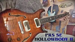 Prs SE Hollowbody II Piezo Orange Tiger Smokeburst 2025 - piezo and pickup sound
