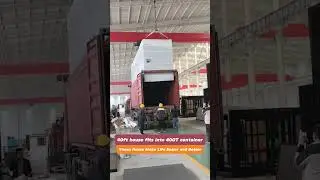 40ft house fits into 40OT container🚛🚢