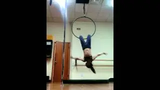 Lyra freestyle at PoleFly Aerial Fitness