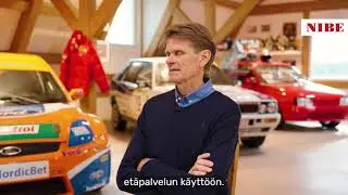 Rallilegenda Marcus Grönholm valitsi jälleen NIBE lämpöpumpun
