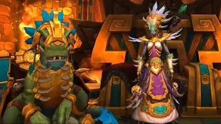 Escena intro Trol zandalari - Battle for Azeroth