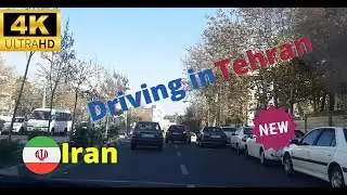 Driving video - Driving in the streets of Tehran - Iran Tehran