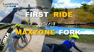 First ride using MAXZONE Air Suspension Fork | GOPRO HERO8