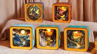 3D Wooden Puzzle Night Light - Valley Village Kit