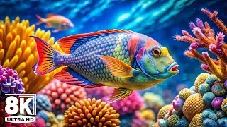 Ocean Dream 8K 🌊 Sleep Music with Gentle Waves & Sea Life