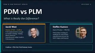 Cre8tive Podcast Episode 1 | PDM vs PLM: What’s the Real Difference?