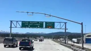 Truckee scales and inspection station in Calif