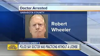 Sarasota doctor charged with unlicensed practice of a health care professional while suspended