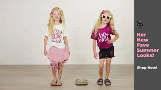 Cute Kids Outfit Summer Lookbook | Sparkle In Pink