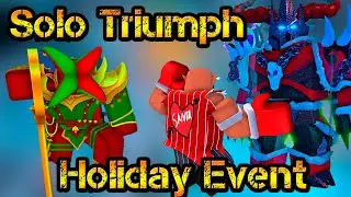 Triumph Solo Holiday Event Krampus' Revenge Roblox Tower Defense Simulator