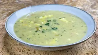 Sopa de pl&aacute;tano verde / Receta f&aacute;cil