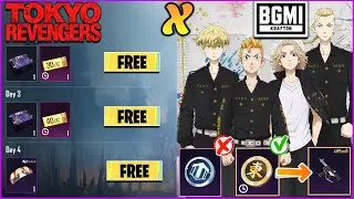 🔥 BGMI: TOKYO REVENGERS FREE & PAID EVENT EXPLAINED || GET FREE UPGRADABLE WEAPON + MATERIALS
