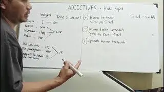 Membuat kalimat ADJECTIVE ( kata sifat ) @belajarberbahasainggris 