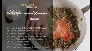 Sal & Judy's Bolognese Dish