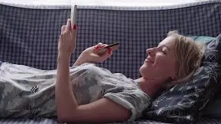 Internet Purchase On Sofa Stock Video