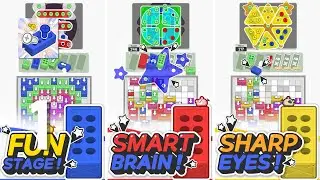 Screw Box Jam : Bus out - Level 1 ~ 3 - Gameplay Walkthrough Part 1 (Android, IOS)