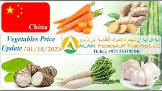 #China #Dubai #Fruits #Vegetables #Market #Price #Date #01_18_2020 #ALAN_Foodstuff_Trading_LLC