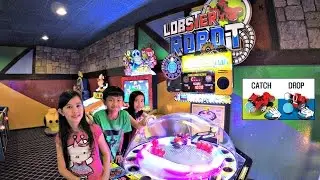 Let's Play Lobster Robot Ticket Redemption Arcade Gameplay