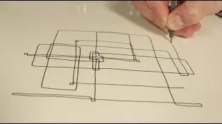 #005 - One Line - Abstract Drawing
