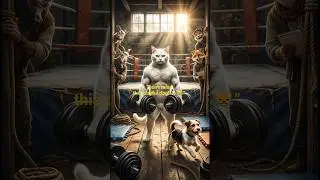 😂 Billa the White Cat Meets Orange Cat & Dog! 🏋️&zwj;♂️🐱🐶