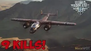 World of Warplanes | Dornier Do 17 Z-7 Kauz | 9 KILLS - Replay Gameplay 1080p 60 fps