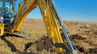 ОТЗЫВ ВЛАДЕЛЬЦА ЭКСКАВАТОРА B75D NEW HOLLAND 2023 MFG: недостаточно мощный для передвижения по до...