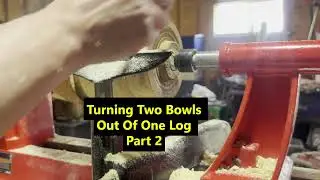 Bowl Blank Wood Turning Part 2 || Square Carbide Cutting Tool
