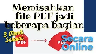 Cara Pisah File PDF