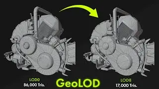 [Blender Addon] GeoLOD &ndash; Smart, Fast, UV-Safe LOD Generator