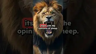Be the Lion, Not the Sheep &ndash; Focus on Your Own Path! #lionmindset #OwnYourPower #BeTheAlpha