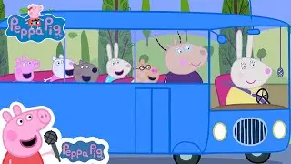 Wheels on the Bus Peppa Pig | Peppa Pig Songs | Nursery Rhymes + Kids Songs