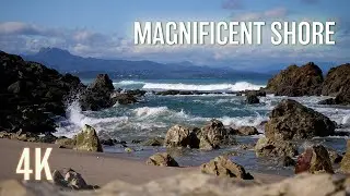 DISTANT WAVES, DISTANT MOUNTAINS, Perfect Place to Relax | Shiny Morning | Biarritz Beach